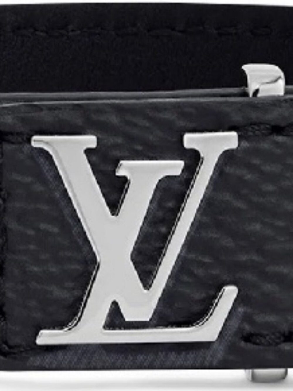 Louis Vuitton LV Slim Bracelet in Monogram Eclipse Canvas - Picture 2 of 5